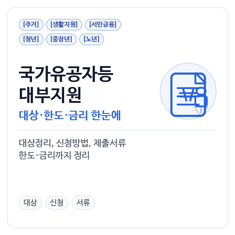 국가유공자등대부지원
