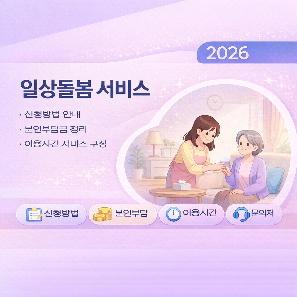일상돌봄 서비스