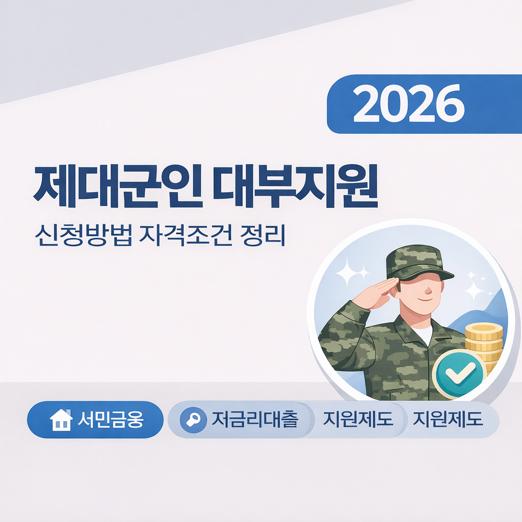 제대군인 대부지원