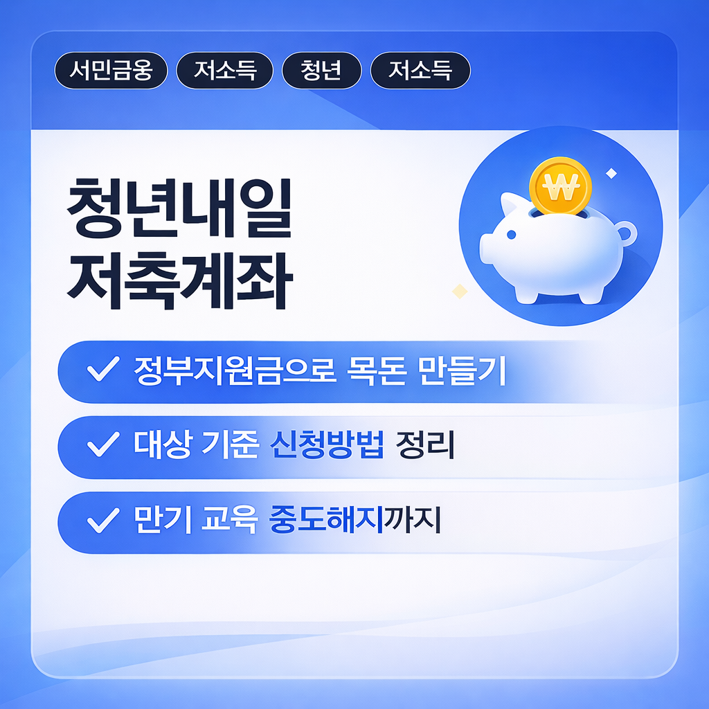 청년내일저축계좌