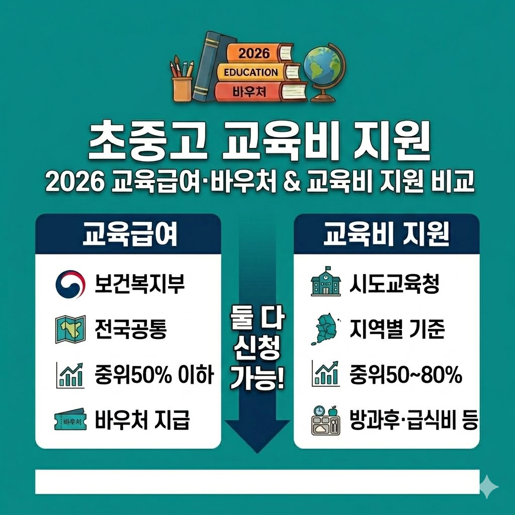 2026 초중고 교육비 지원 교육급여 바우처 신청방법 총정리 01